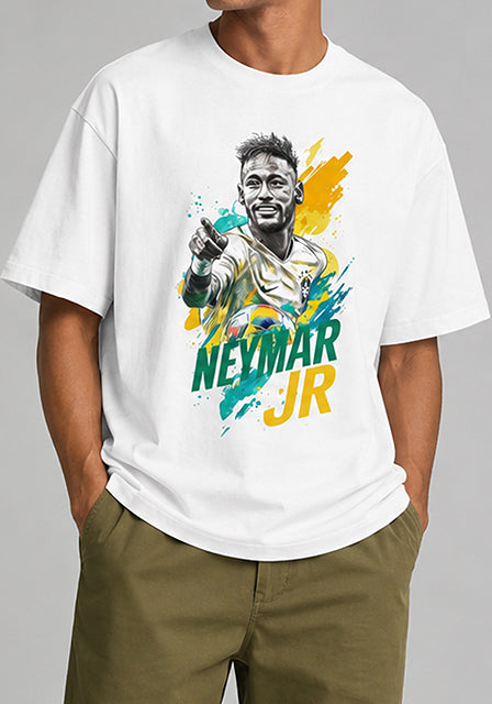 Neymar Graphic Print T-Shirt