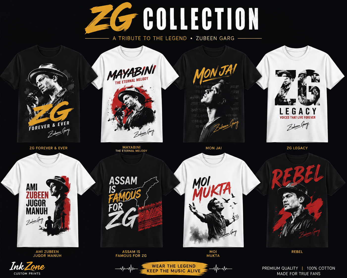 ZUBEEN GARG PRINT T-SHIRT
