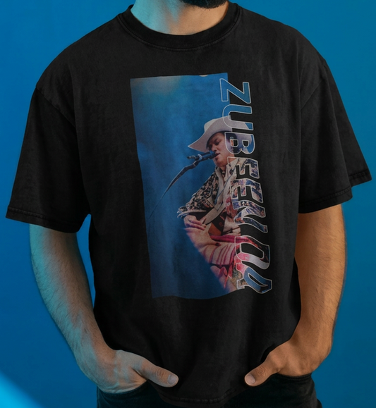 Zubeen Garg Over Size T-shirt . Zubeen Da print